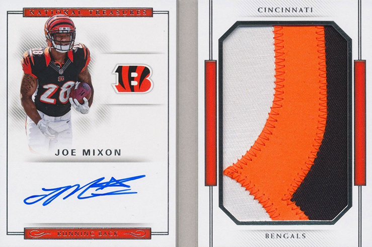 2012 Panini National Treasures - Rookie Colossal - Jersey Number Signature  #4 - Alshon Jeffery /50