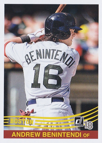 2018 TOPPS NOW #908 ANDREW BENINTENDI GAME-SAVING CATCH FOR FINAL