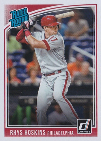  2018 Topps Tier One Relics #T1R-RH Rhys Hoskins Game Worn Phillies  Jersey Baseball Rookie Card - White Jersey Swatch - Only 335 made! :  Collectibles & Fine Art