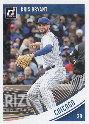 2018 Donruss Baseball Variations #141 Anthony Rizzo Blue jersey at 's  Sports Collectibles Store