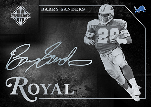 2018 Panini Majestic Football Royal Signatures