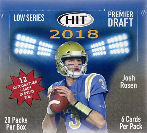 2018 SAGE Hit Premier Draft Football Checklist, Low and High