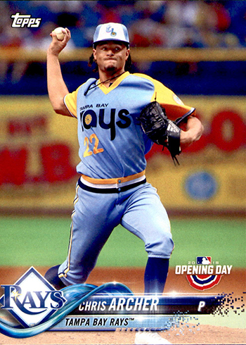 2018 Topps #S-25 Chris Archer Topps Salute Throwback Jerseys