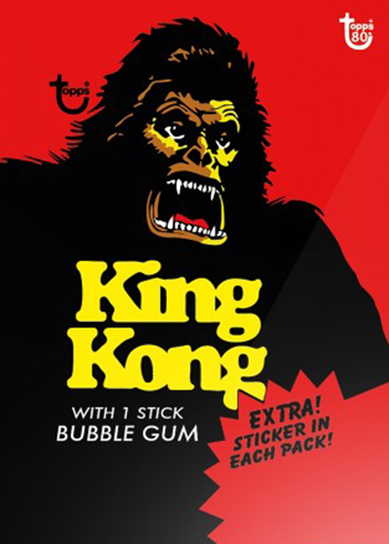 2018 Topps 80th Anniversary Wrapper Art  #13 KING KONG PSA MINT 9! 