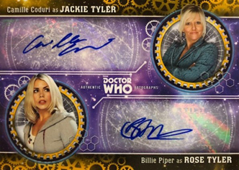 2018 Topps Doctor Who Signature Series Dual Autograph