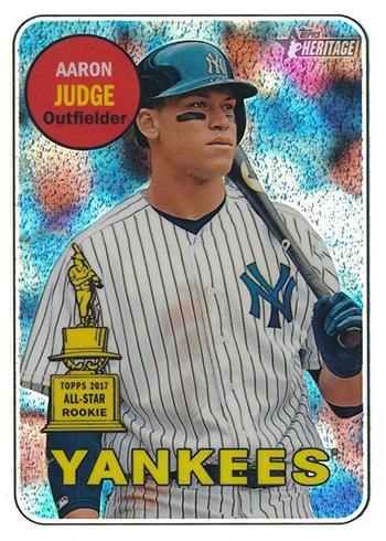 2018 Topps Heritage AARON JUDGE All-Star Rookie Cup (3) Card Baseball Lot