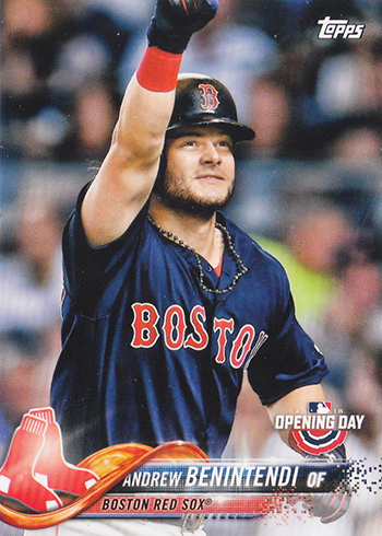 2018 TOPPS NOW #908 ANDREW BENINTENDI GAME-SAVING CATCH FOR FINAL