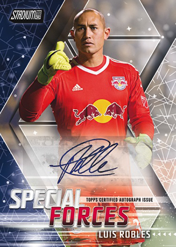 2018 Topps Stadium Club MLS Special Forces Autograph