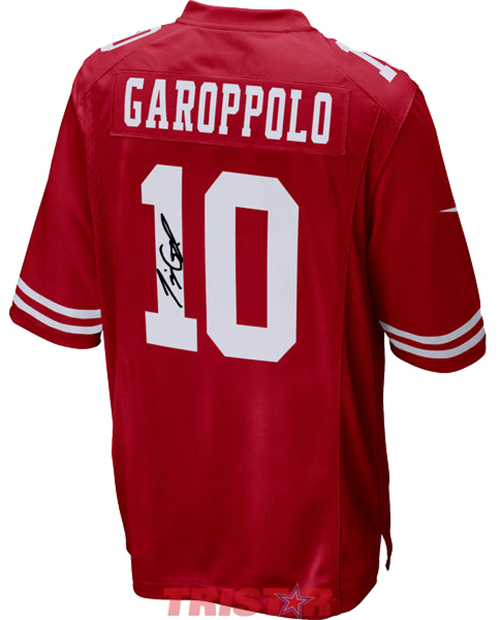 jimmy garoppolo signed jersey