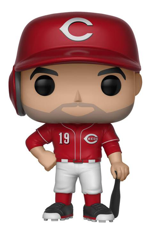 A fan giveaway Funko Pop! toy of former Cincinnati Reds player