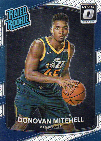 2017-18 Donruss Optic Donovan Mitchell Rookie Card
