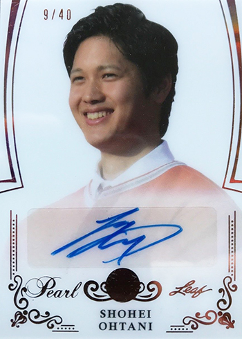 2017 Leaf Trinity Shohei Ohtani Autograph Red - Beckett News