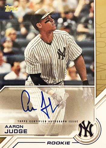 2017 Topps Salute Aaron Judge