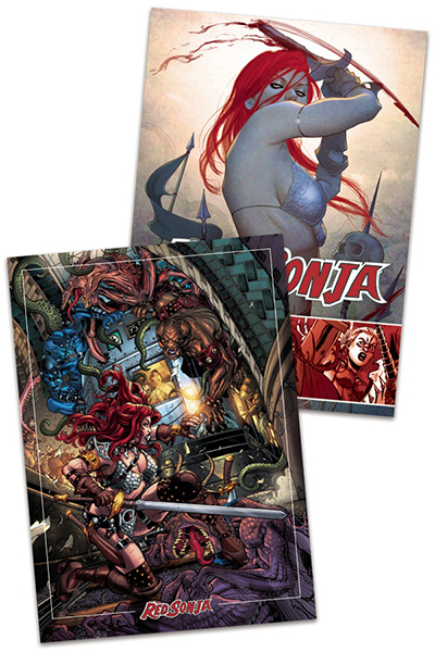 Red Sonja 45th Anniversary Double-Sided Puzzle Card #2 