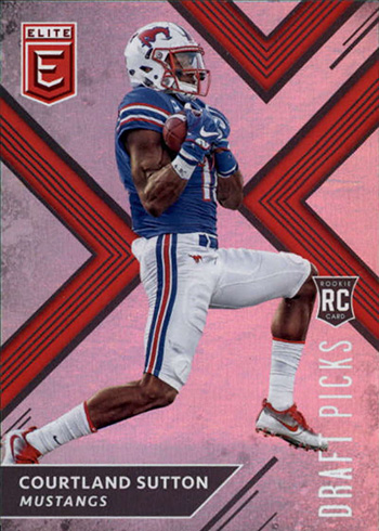 2018 EDP FB 107 Courtland SUtton Blue Jersey - Beckett News