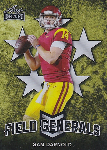 2018 Leaf Draft Football Cards Checklist - Retail