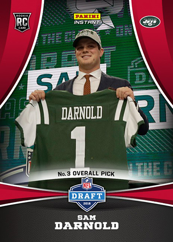 Frank Ragnow - 2018 Panini Instant NFL - Draft Night – Green 1/10 - April 25