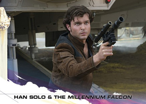 2018 Topps Countdown to Solo 1 Han Solo and the Millennium Falcon
