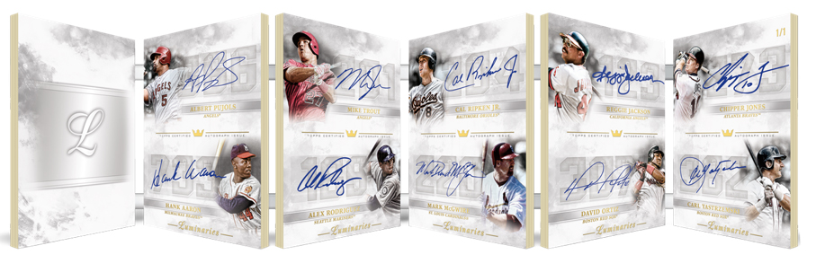 2022 Topps Luminaries Home Run Kings Autographed Relics Black