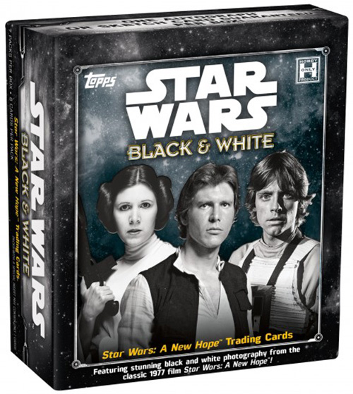 2018 Topps Star Wars New Hope Black White Die Cut Sketch