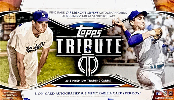 2018 Topps Tribute Baseball Hobby Box