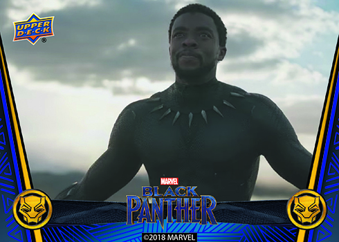 2018-19 Marvel Annual Trading Cards Top 10 Heroes #TH1 Black Panther 