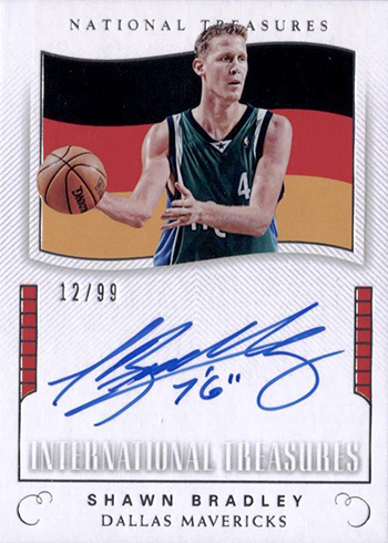 2017 Panini National Treasures Colossal Jersey /99 Shawn Bradley #CJA-SBL  Auto 