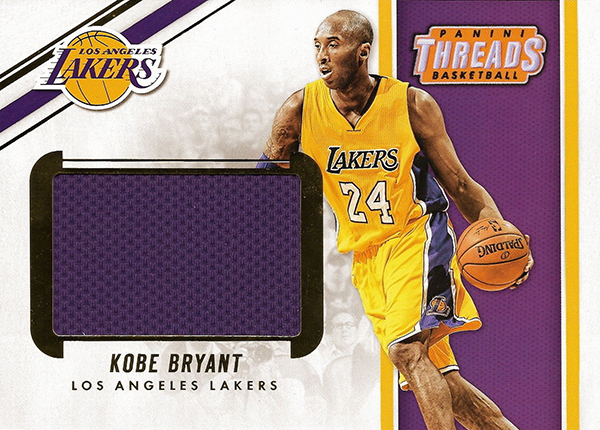 2017-18 Panini Threads Basketball Memorabilia Kobe Bryant