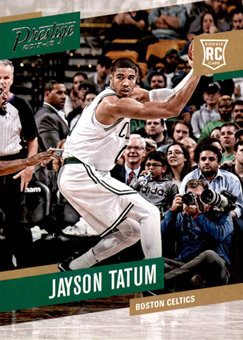 2021-22 NBA Hoops Jayson Tatum Base SLAM Cover #218 Boston Celtics