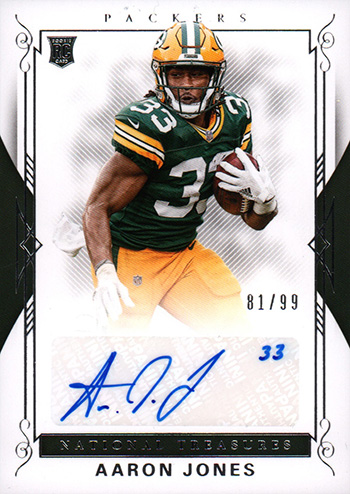 Aaron Jones 2017 Panini Contenders Rookie Ticket Sp #33 Inscribed