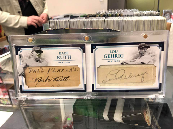 Dual Signed Ruth-Gehrig Ball Tops Auction