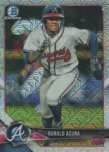 2018 Bowman Chrome Mega Box Ronald Acuna