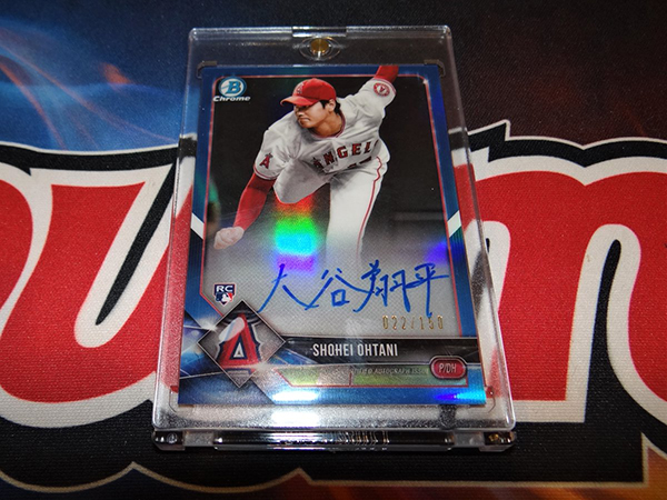 2018 Bowman Chrome Shohei Ohtani Kanji Autograph Mystery