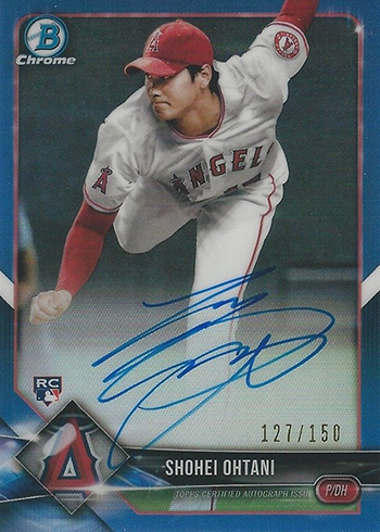 2018 Bowman Chrome Shohei Ohtani Kanji Autograph Mystery