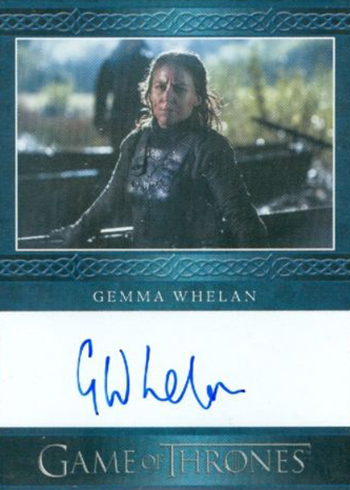 Gemma Whelan HAND SIGNED Insert Game of Thrones First Day Cover Autograph 