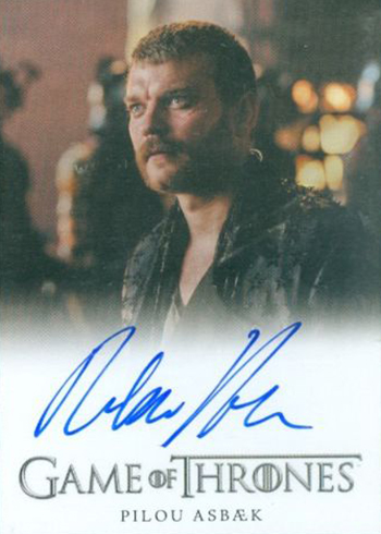 2018 Rittenhouse Game of Thrones Season 7 Full-Bleed Autographs Pilou Asbaek