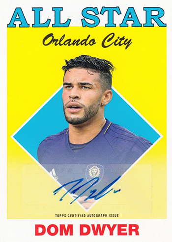 2018 Topps MLS All-Star Autographs Dom Dwyer