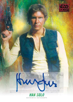 2018 Topps Star Wars Galaxy Autograph Red