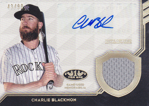 Charlie Blackmon Autographed Baseball