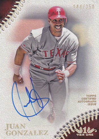 2021 Topps Tier One Prime Performers Autographs #PPA-GUR Gio