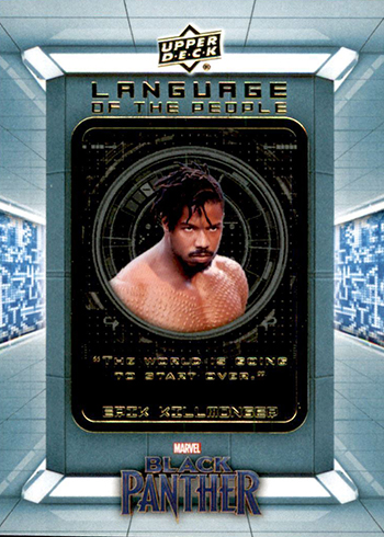 2018 Upper Deck Black Panther Language of the People