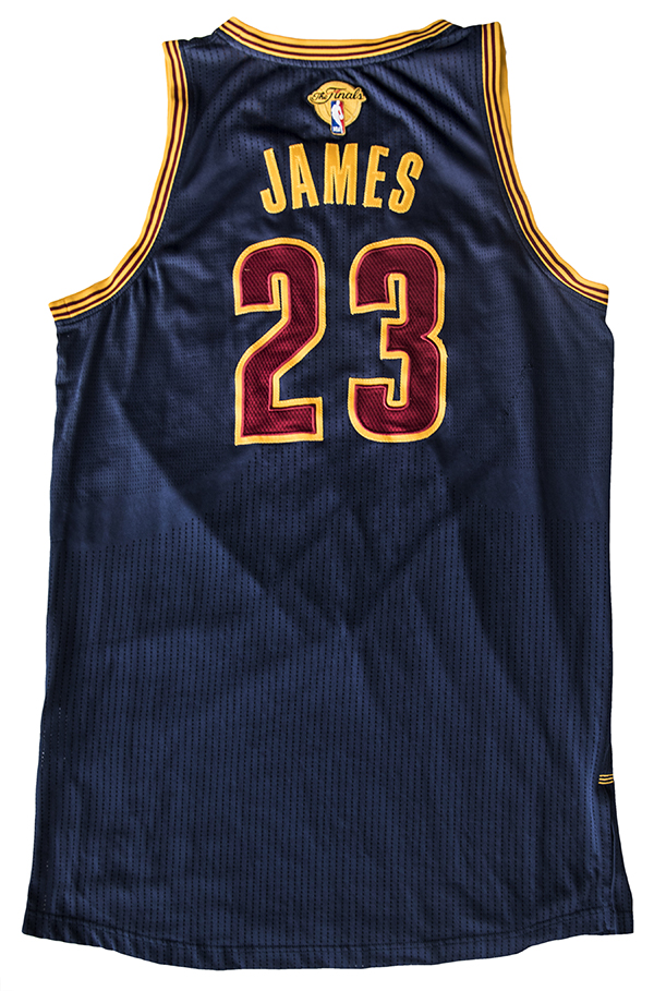 lebron james game worn jersey