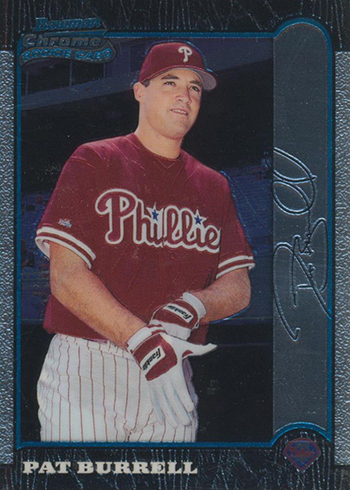 Pat Burrell Signed 2003 Upper Deck Vintage Baseball Card - Philadelphia  Phillies