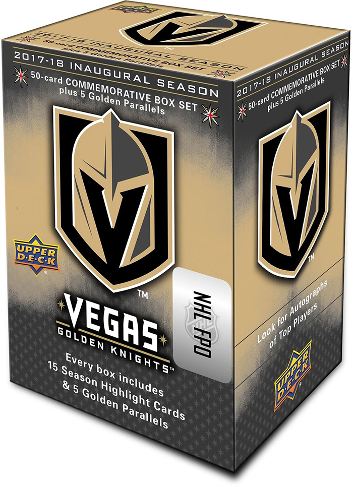2017-18 Upper Deck Vegas Golden Knights Inaugural Season Box Set 700