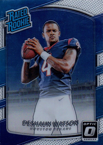 2017 Donruss Optic Deshaun Watson Rookie Card