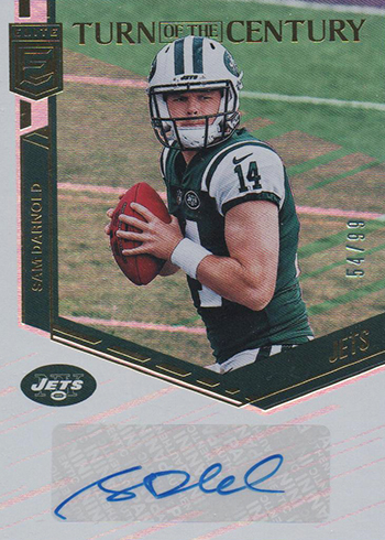 2018 Elite Football Turn of the Century Autographs Sam Darnold