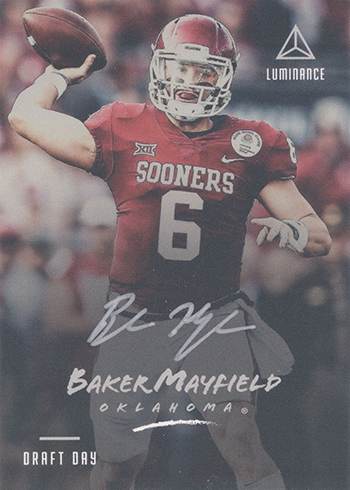 2018 Leaf Ultimate Draft Football 1991 Leaf Baker Mayfield Autograph -  Beckett News