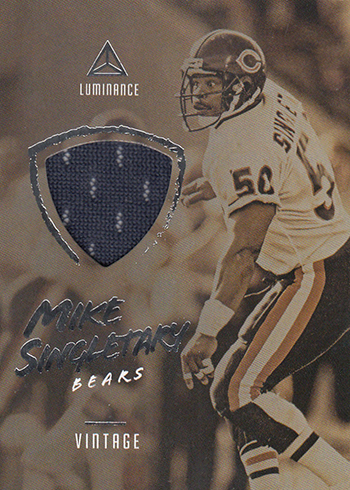 Archie Manning 2021 Panini Luminance Vintage Materials Patch Card