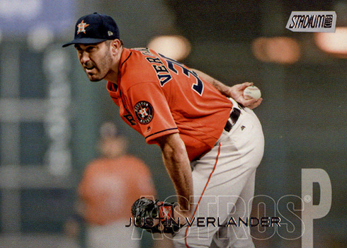 2018 Topps All Star Game Justin Verlander Jersey 5/5 ASN-JN