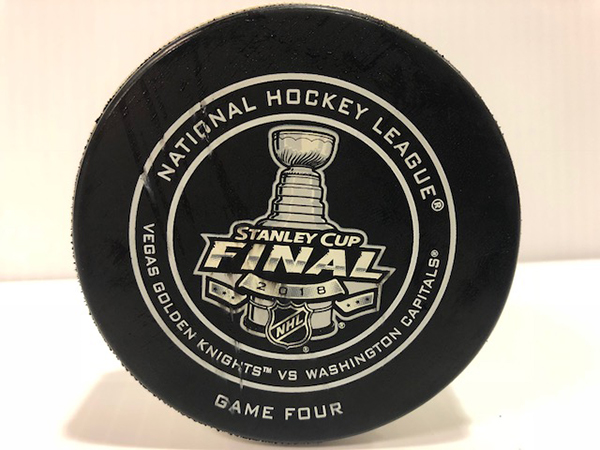 Game used hockey hot sale puck